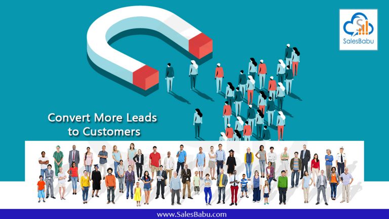 Convert More Leads to Customers : SalesBabu.com