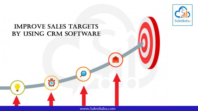 Improve Sales Targets By Using CRM Software : SalesBabu.com