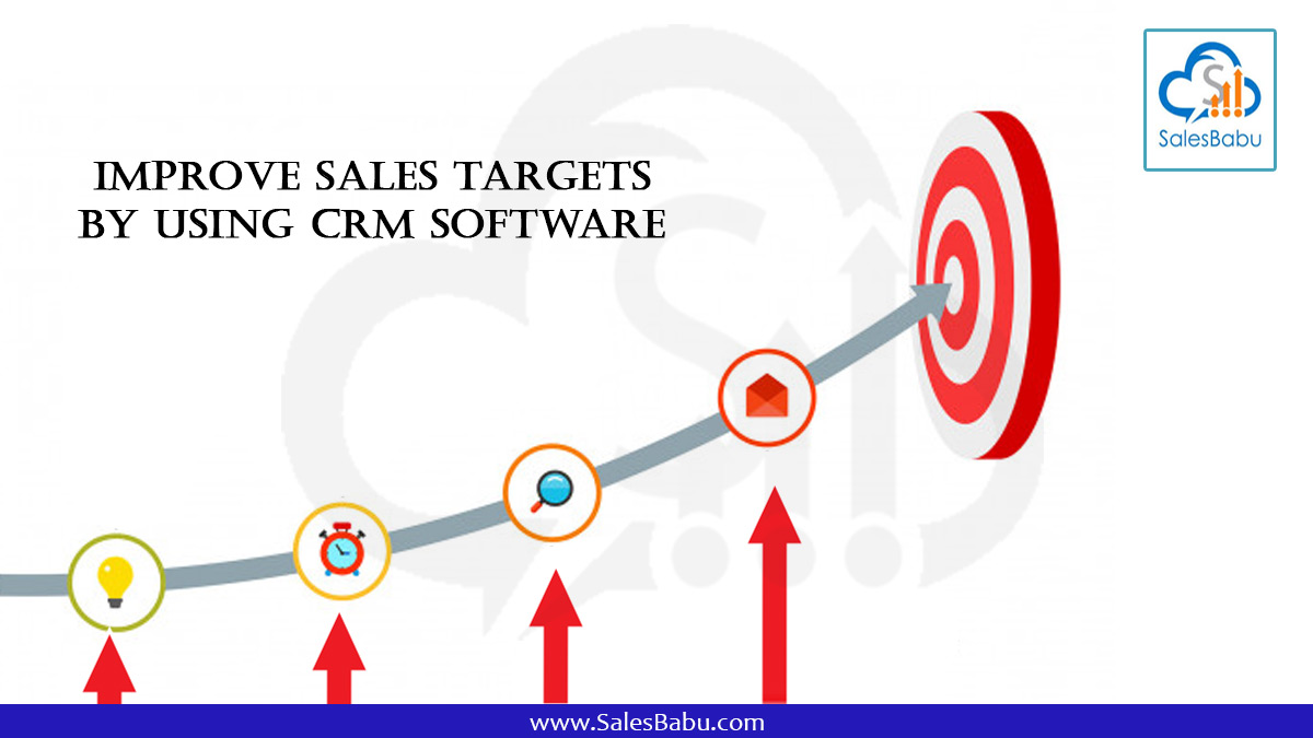 Improve Sales Targets By Using CRM Software SalesBabu CRM