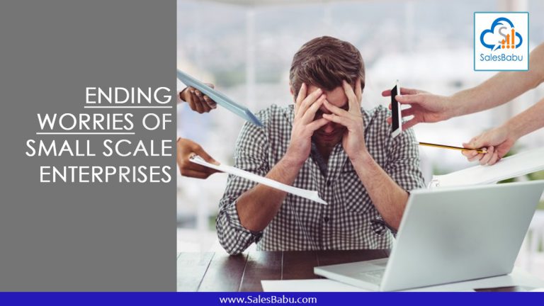Ending Worries of Small Scale Enterprises : SalesBabu.com
