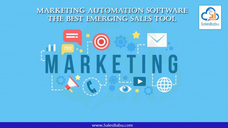 Marketing Automation Software| The Best Emerging Sales Tool | SalesBabu CRM