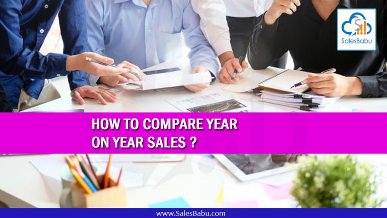 How To Compare Year On Year Sales : SalesBabu.com