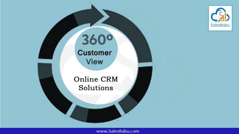 360 view of customer Online CRM Solutions