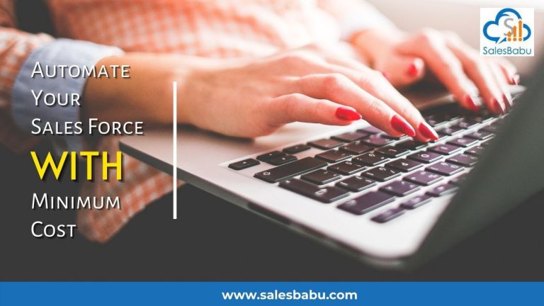 Automate Your Sales Force With Minimum Cost