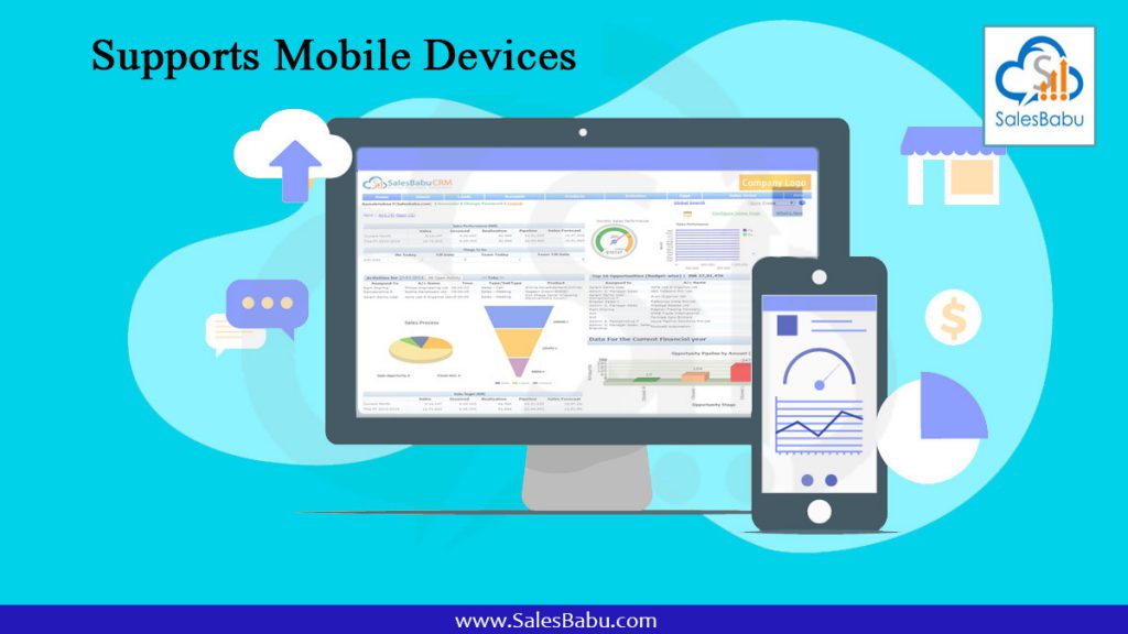 Supports Mobile Devices : SalesBabu.com