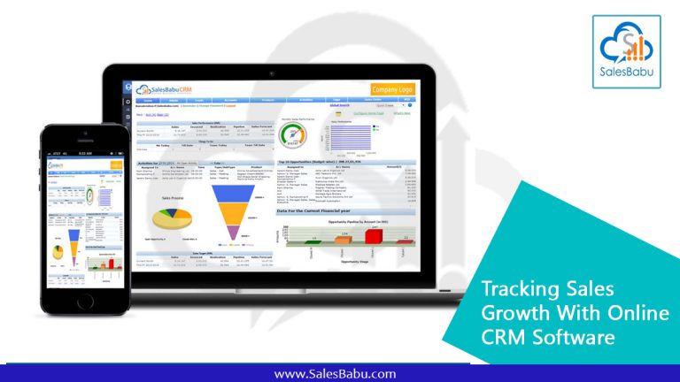 Tracking Sales Growth With Online CRM Software & Mobile CRM App