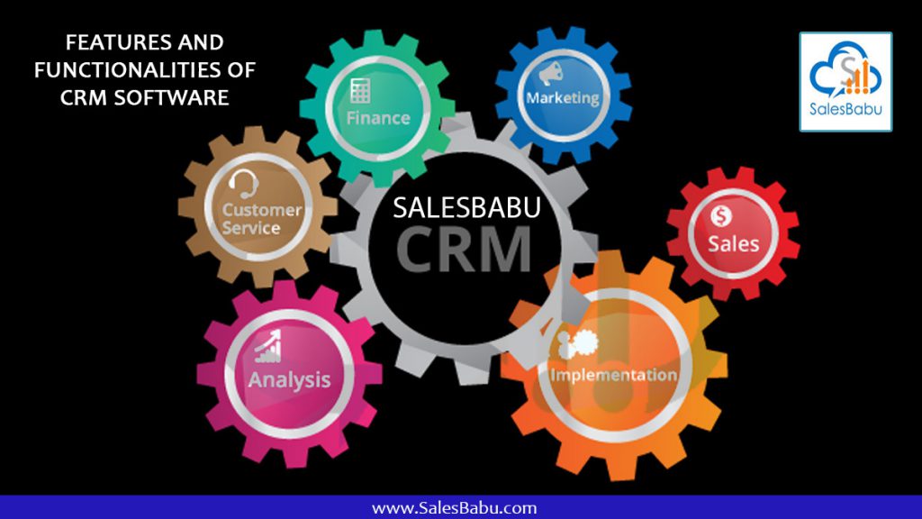 Features and Functionalities of CRM software 