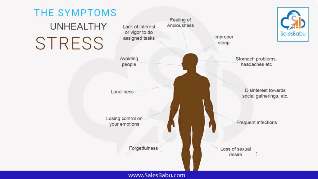 symptoms of unhealthy stress