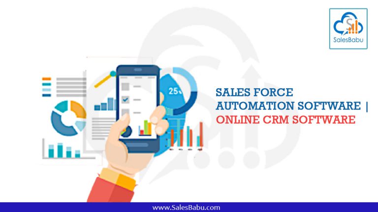Sales Force Automation Software | Online CRM Software