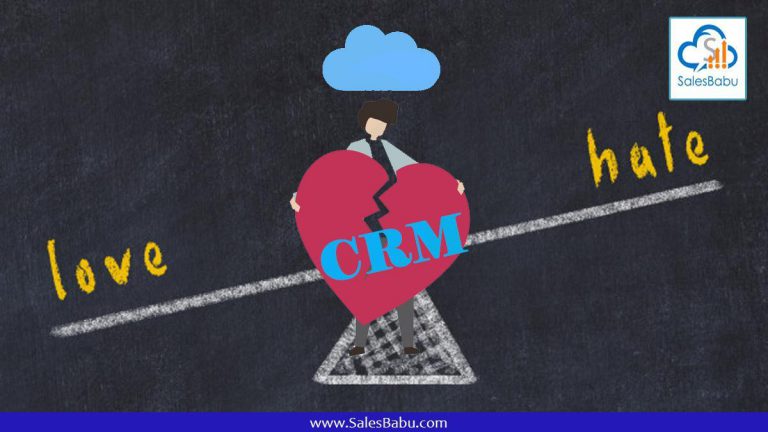 Salespeople and online CRM A love-hate relationship