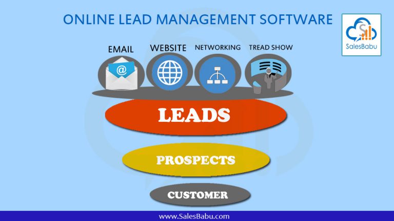 Online Lead Management Software : SalesBabu.com