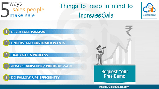 five things to keep in mind to increase sales : SalesBabu.com