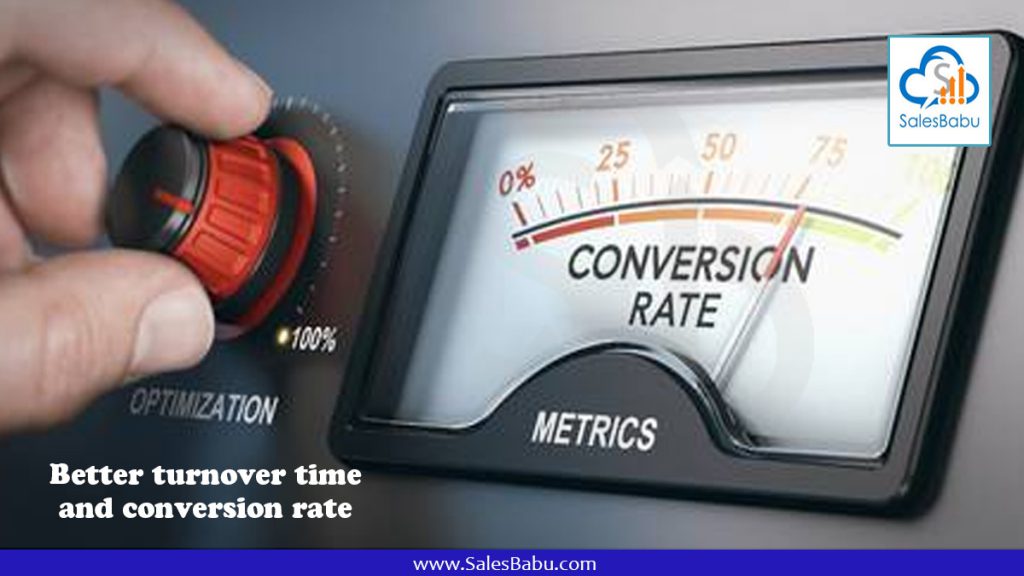 Better turnover time and conversion rate : SalesBabu.com