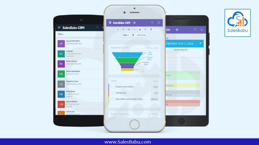 CRM app : SalesBabu.com