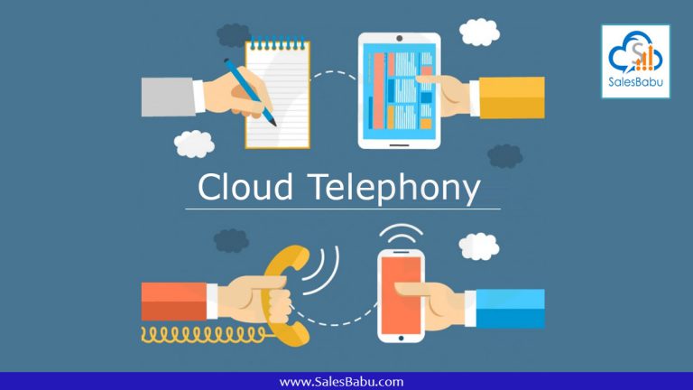Boost your business with CRM and Cloud Telephony integration : SalesBabu.com