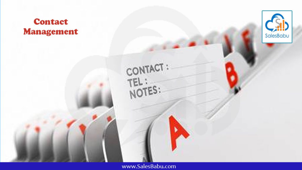 Contact Management : SalesBabu.com
