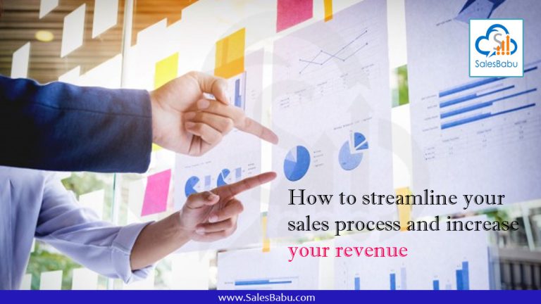How to streamline your sales process and increase your revenue : SalesBabu.com