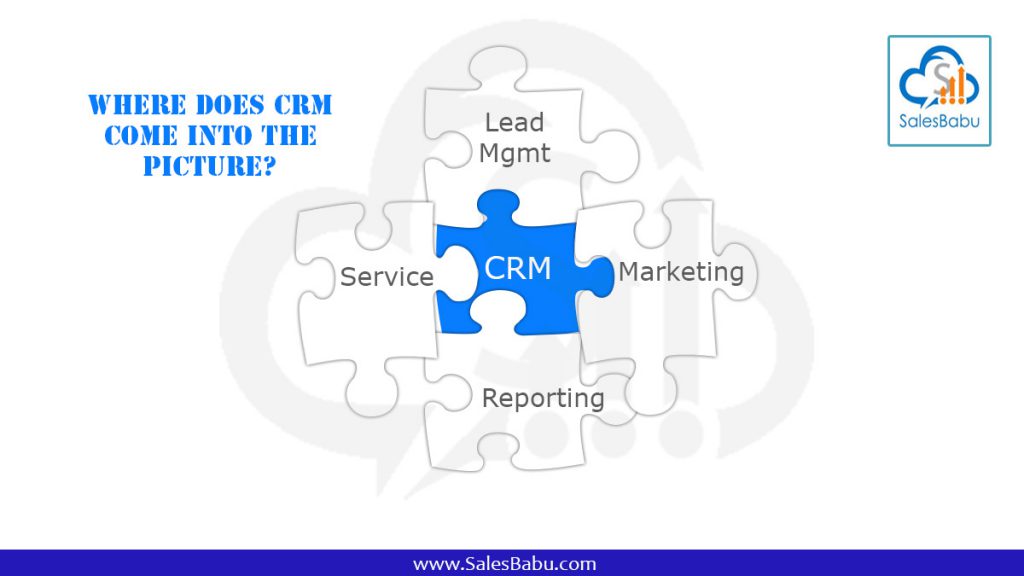 Where does CRM come into the picture : SalesBabucom