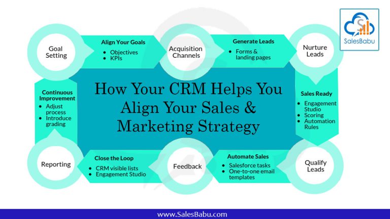 How Your CRM Helps You Align Your Sales & Marketing Strategy : SalesBabu.com