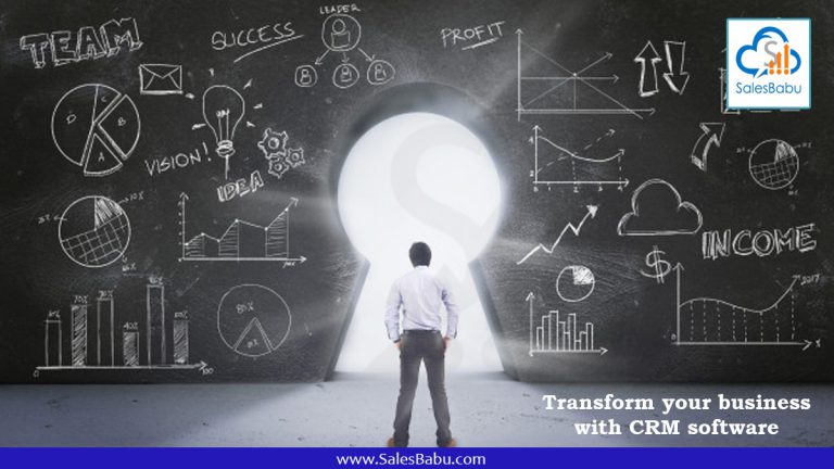 Transform your business with CRM software : SalesBabu.com