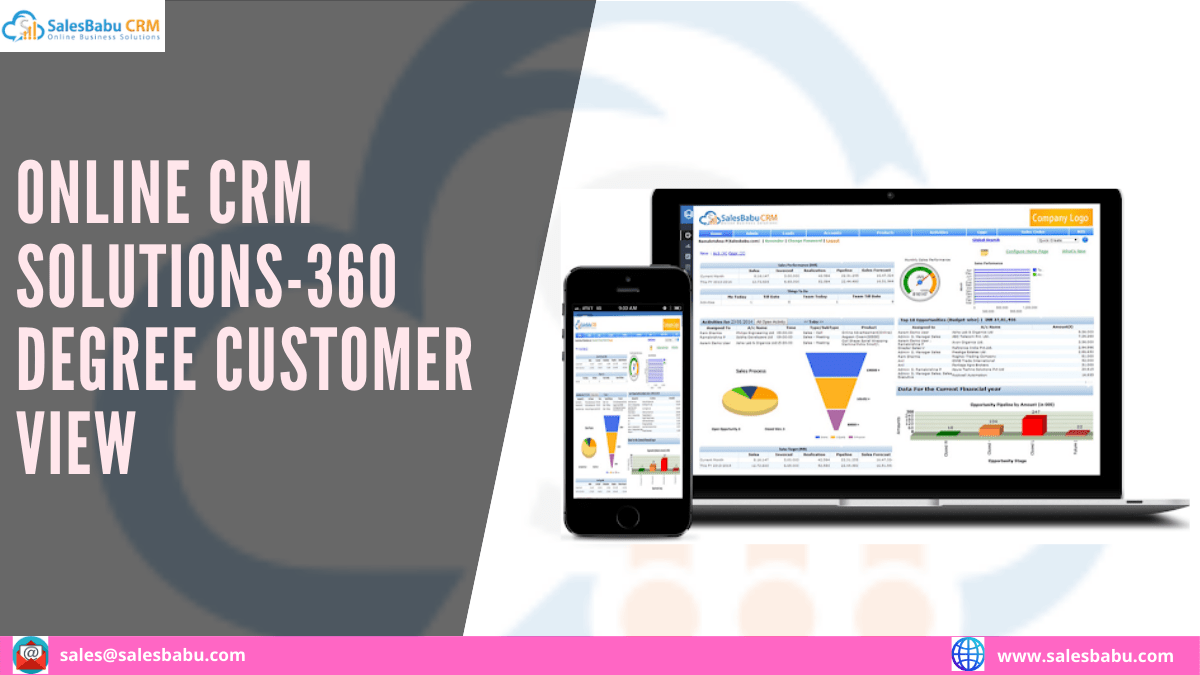 360 Degree Customer View Online CRM Solutions