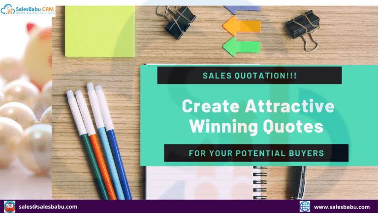 What Is Sales Quotation?| SalesBabu CRM Software