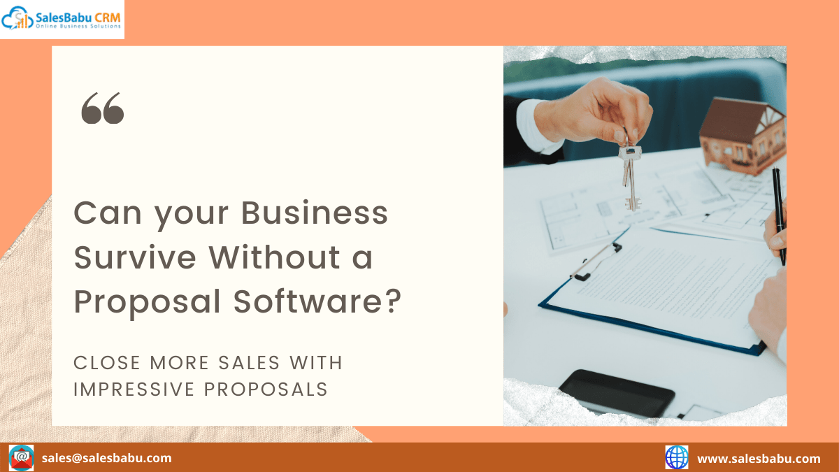 Can your Business Survive Without a Proposal Software