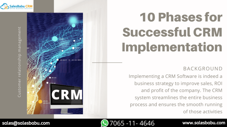10 Phases for Successful CRM Implementation
