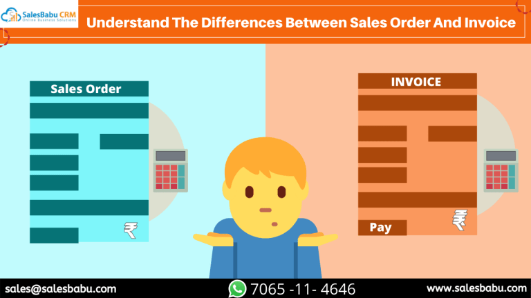 Understand the differences between sales order and invoice