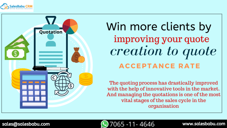 Win more clients by improving your quote creation to quote acceptance rate