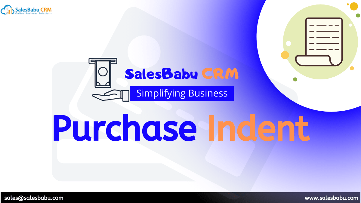 Purchase Indent