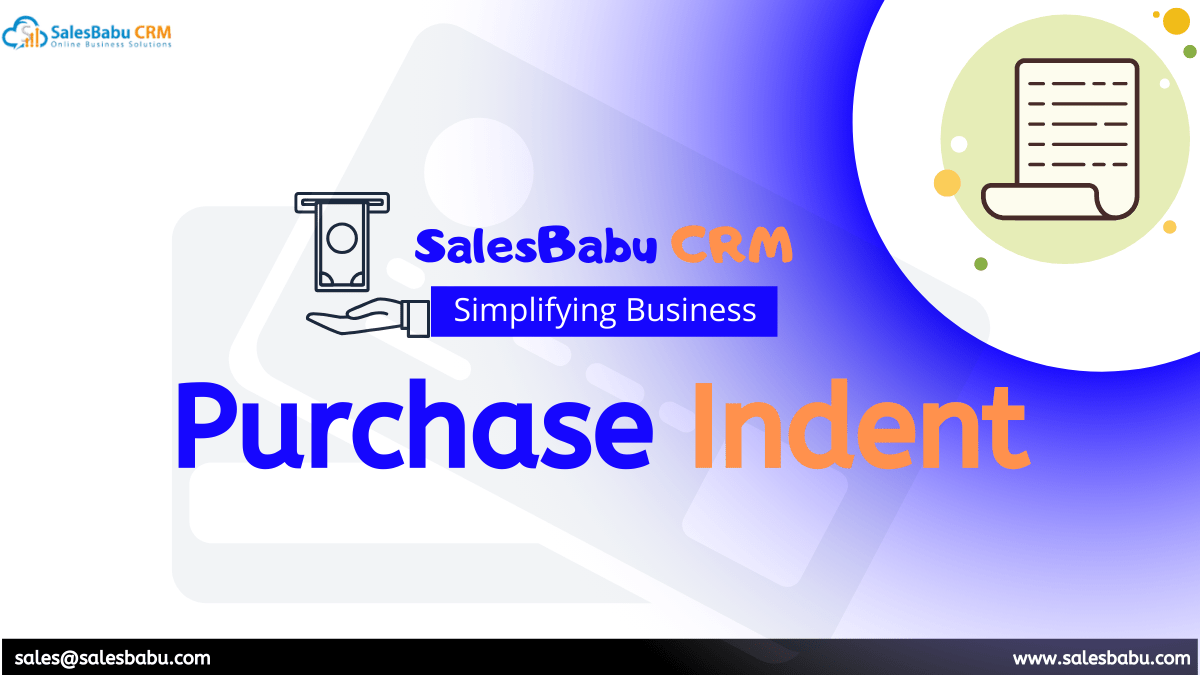 Purchase indent