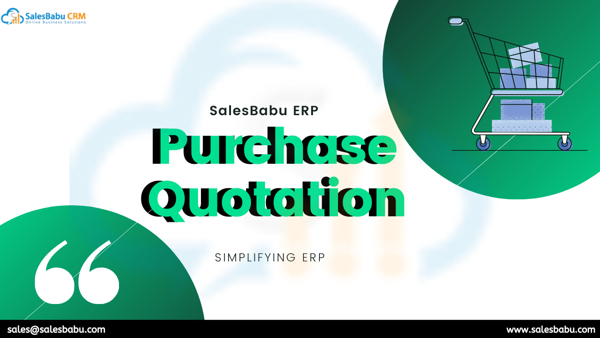 Purchase Quotation: Online Purchase Management System