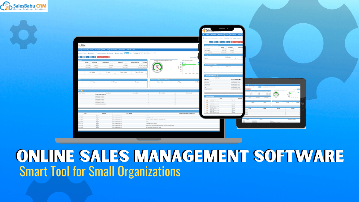 Online Sales Management Software For Small Organisations