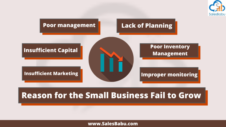 Reason for the small business fail to grow