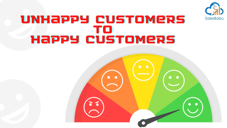 unhappy customers to happy customers