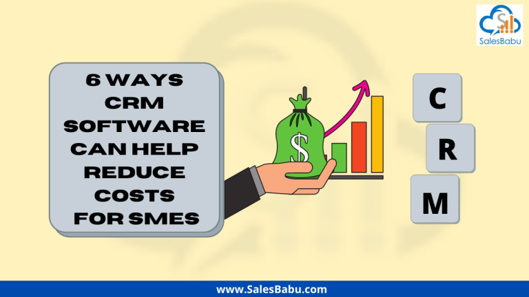 6 Ways CRM Software Can Help Reduce Costs For SMEs