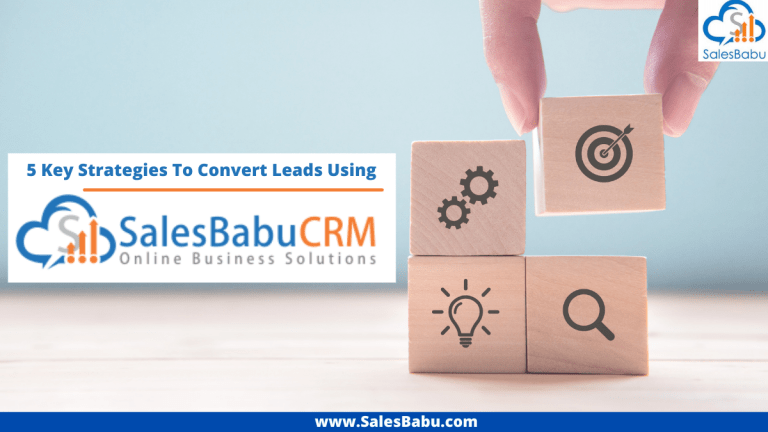 5 Key Strategies To Convert Leads Using SalesBabu CRM Software