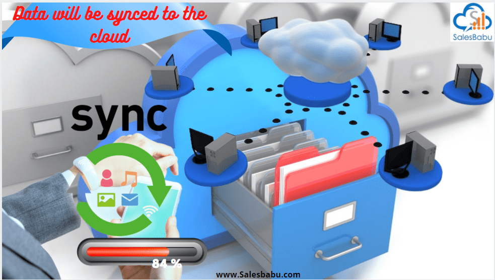 Sync data to the cloud 