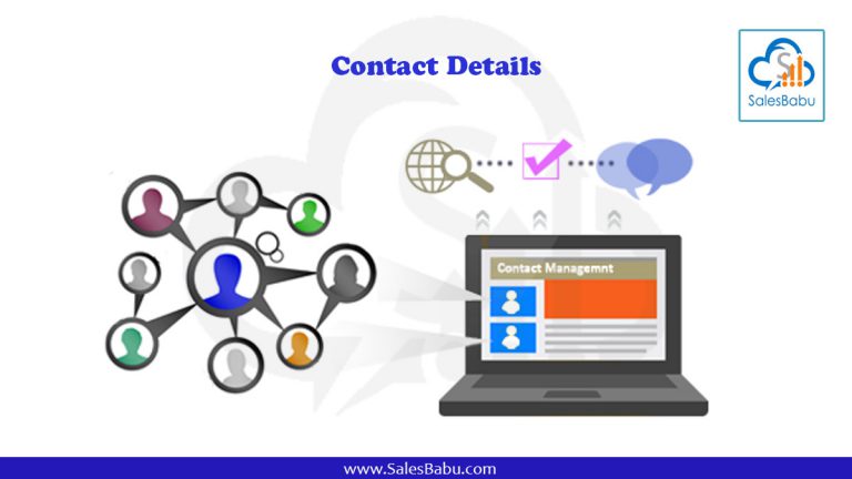 Save Contact Detaills: SalesBabu.com