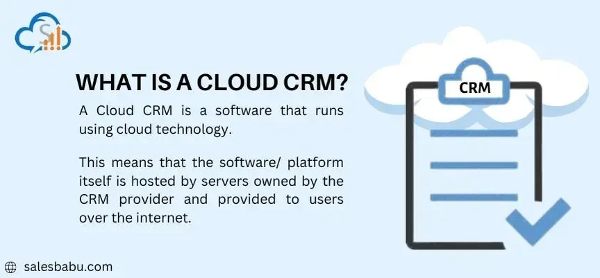 What is Cloud CRM?