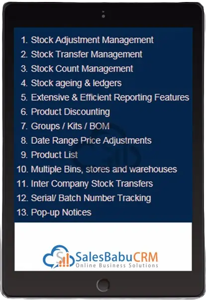 Keeping Track of your Stock – Manage Real Time Stocks :SalesBabu.com