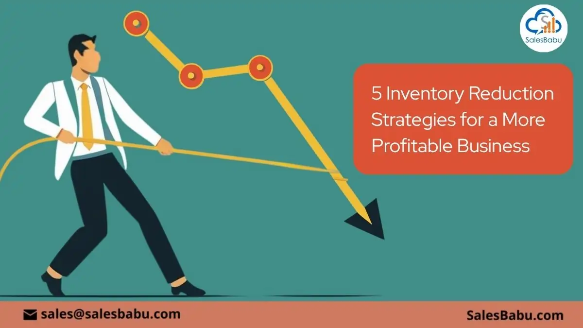 5 Inventory Reduction Strategies for a More Profitable Business : SalesBabu.com