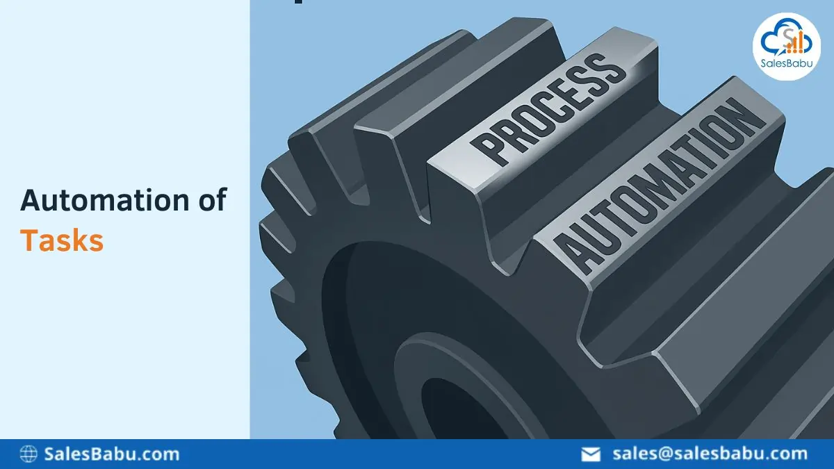 Automation of Tasks : SalesBabu.com