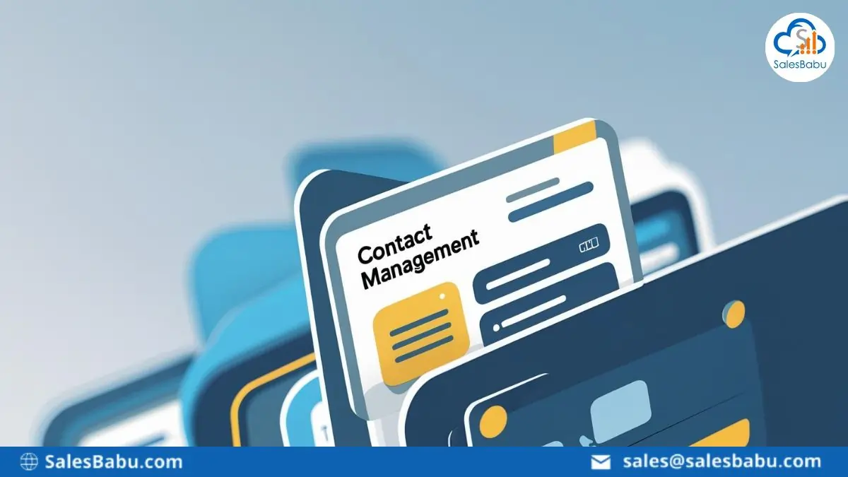 Contact Management : SalesBabu.com