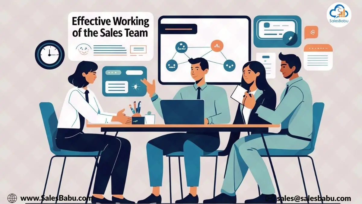 Sales Team working effectively