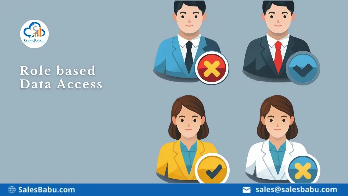 Role based data Access : SalesBabu.com