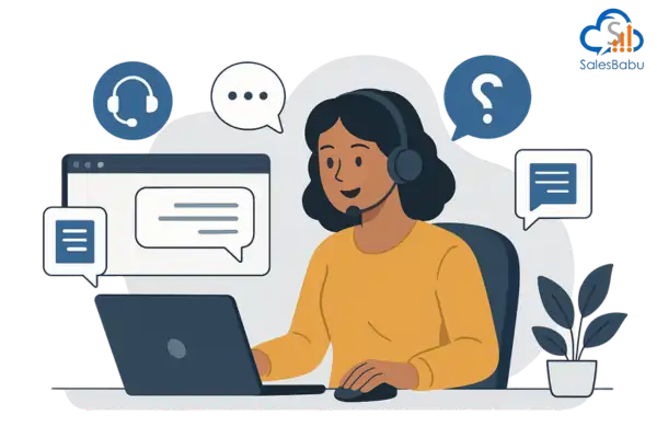 Helpdesk software, Complain management :SalesBabu.com