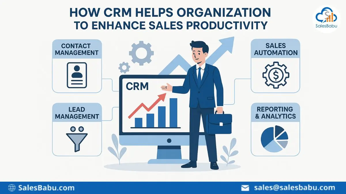 How SalesBabu CRM Helps Organization To Enhance Sales Productivity : SalesBabu.com
