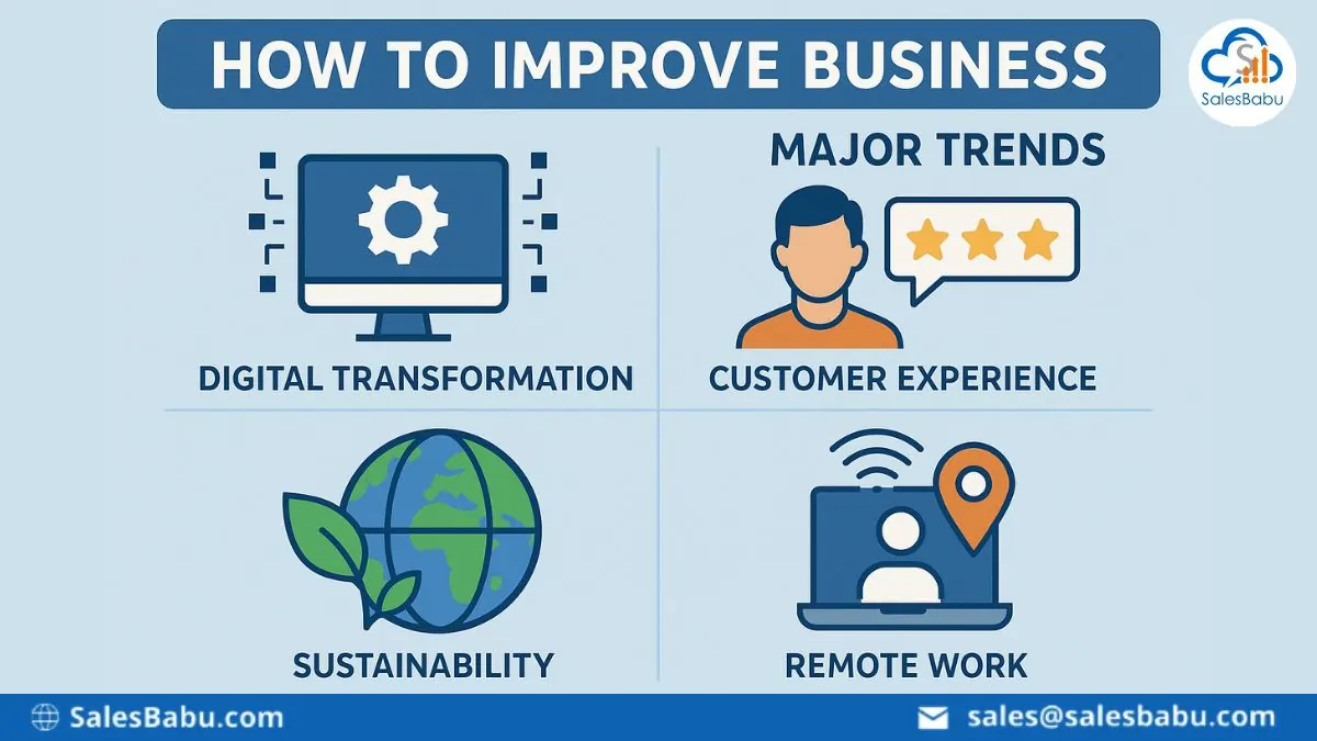 How to Improve Business, Major Trends : SalesBabu.com